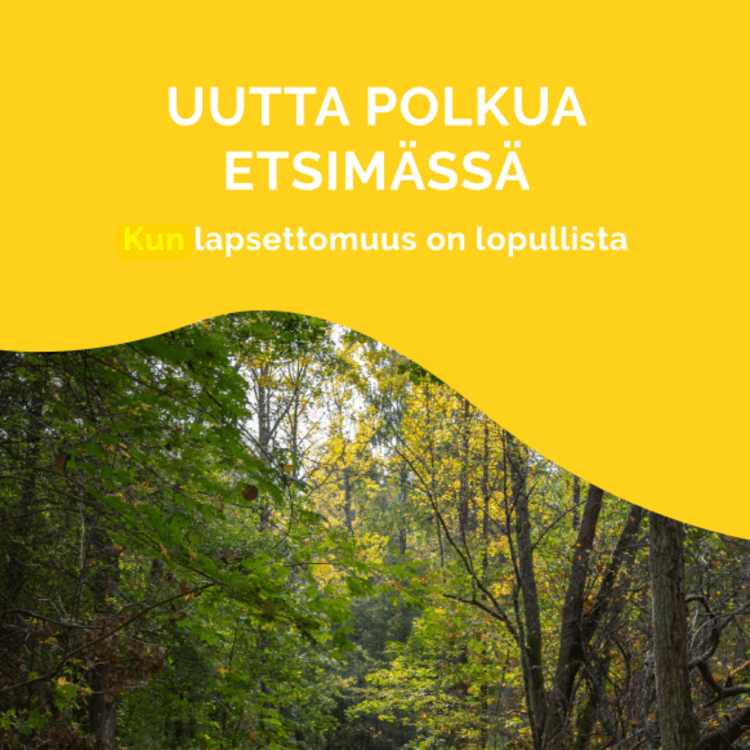Uutta polkua etsimässä - Kun lapsettomuus on lopullista