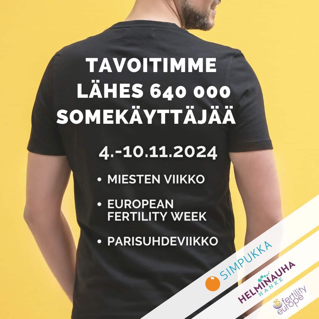 tavoitimme lähes 640 000 somekäyttäjää