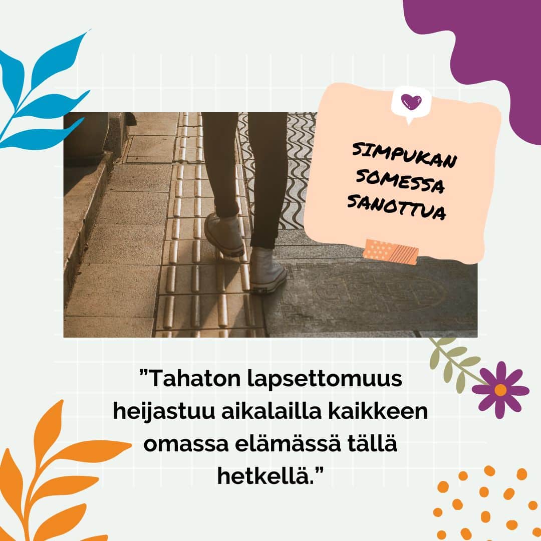 Somessa sanottua. Ihminen kävelemässä pois päin kadulla.