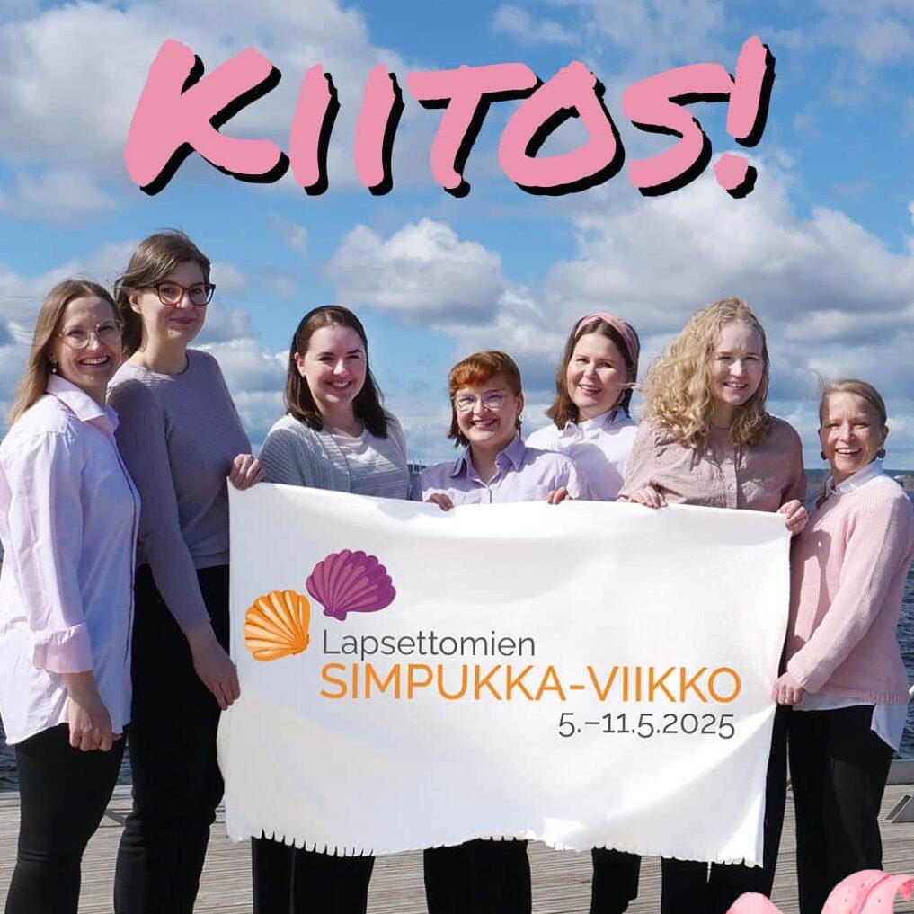 Kiitos! Lapsettomien Simpukka-viikko
