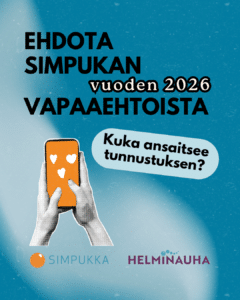 ehdota vuoden vapaaehtoista