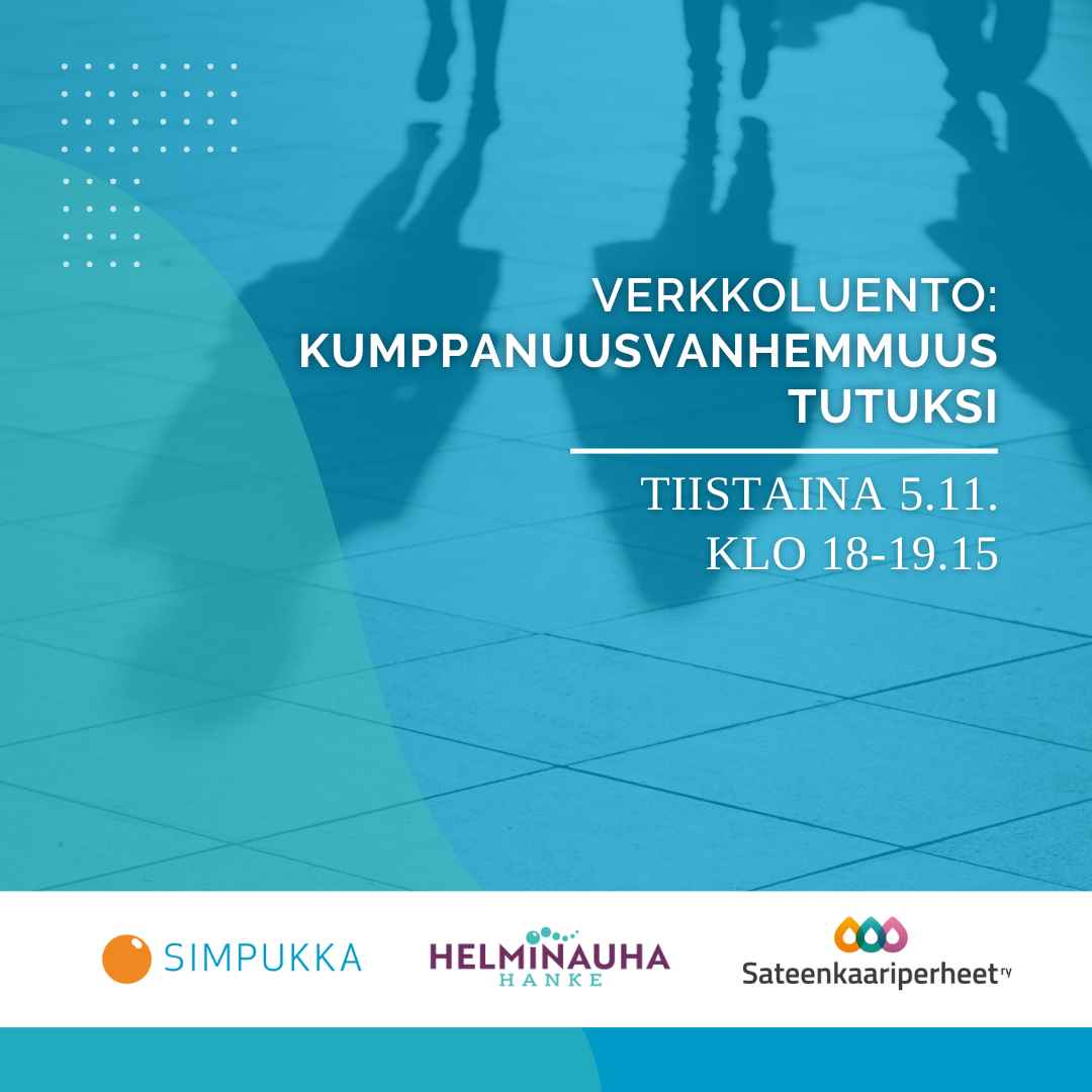 Verkkoluento kumppanuusvanhemmuus tutuksi tiistaina 5.11. klo