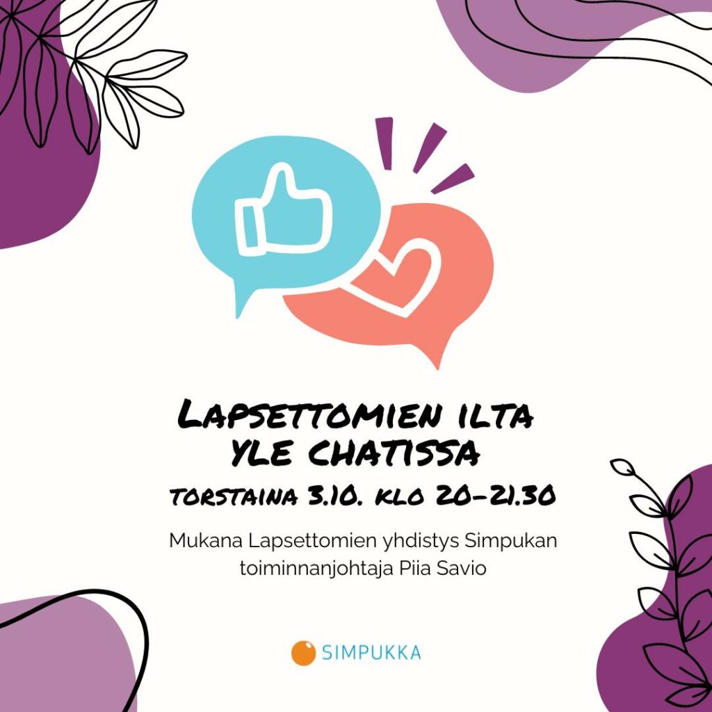 Ylen Lapsettomien ilta – kohtaa ja keskustele 3.10 klo 20