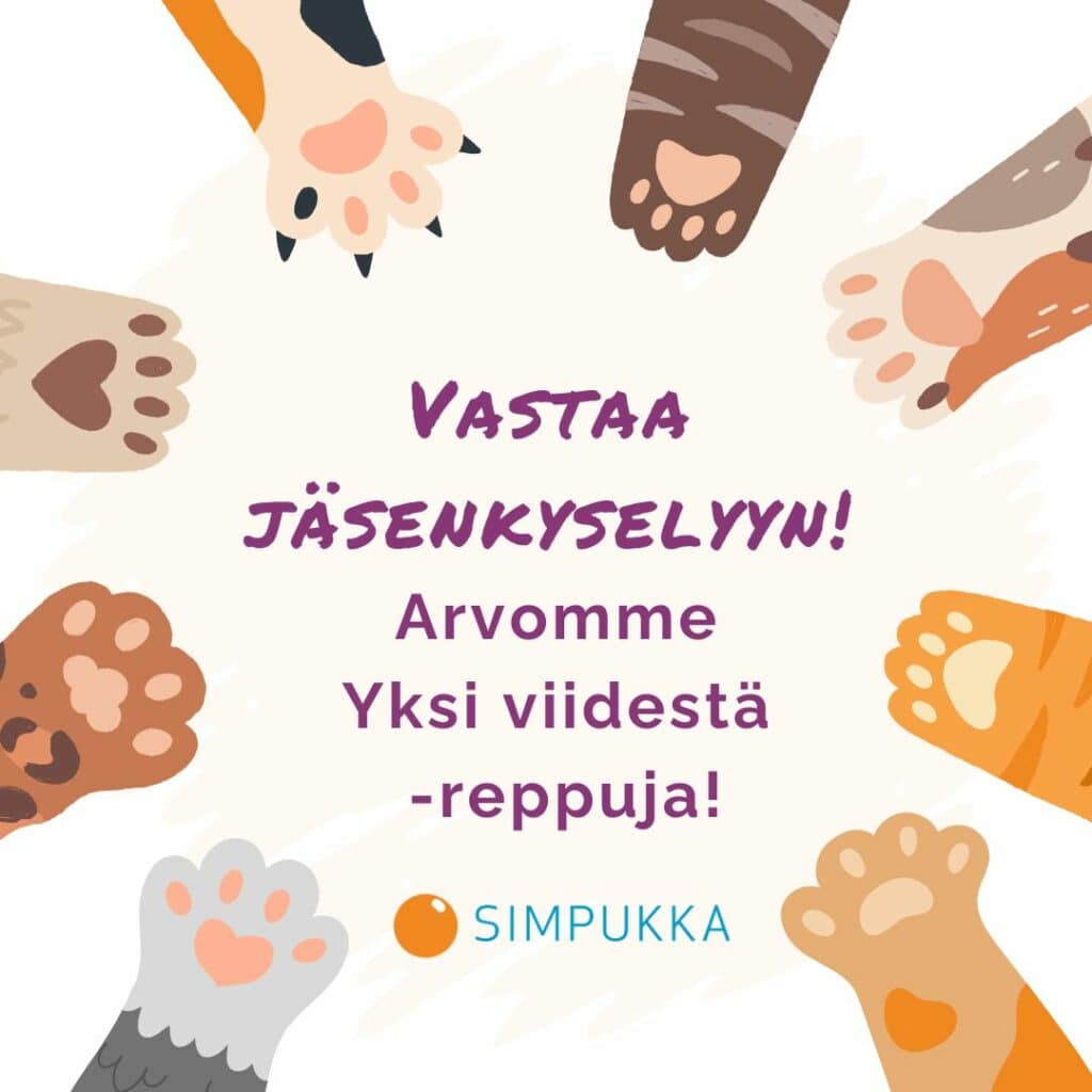 Vastaa jäsenkyselyyn! Arvomme Yksi viidestä -reppuja