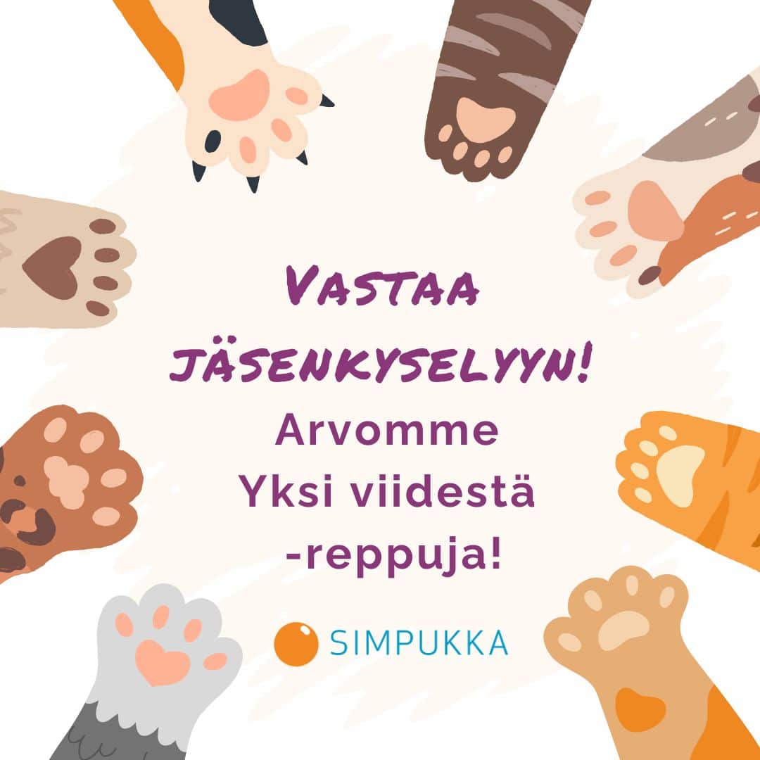 Vastaa jäsenkyselyyn! Arvomme Yksi viidestä -reppuja