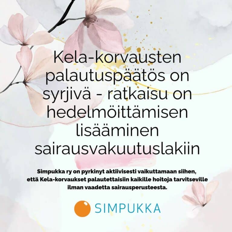 Kela-korvausten palautuspäätös on syrjivä – ratkaisu on hedelmöittämisen lisääminen sairausvakuutuslakiin