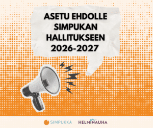 Asetu ehdolle Simpukan hallitukseen 2026-2027