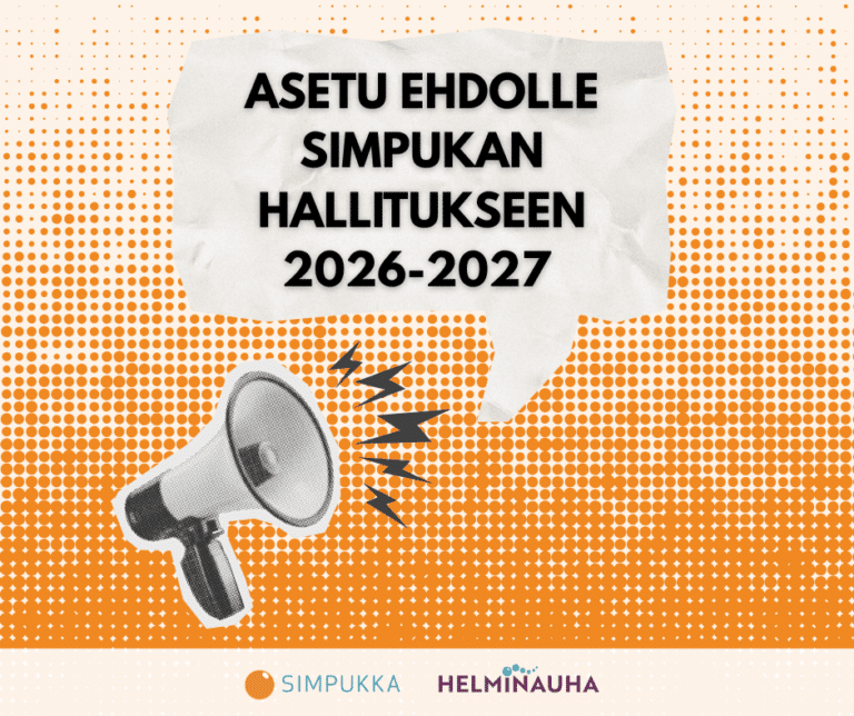 Asetu ehdolle Simpukan hallitukseen 2026-2027